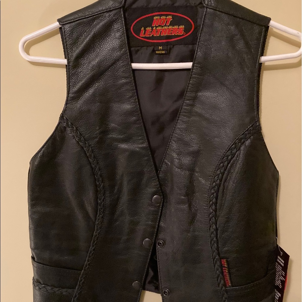 Brand new leather vest- Hot Leathers